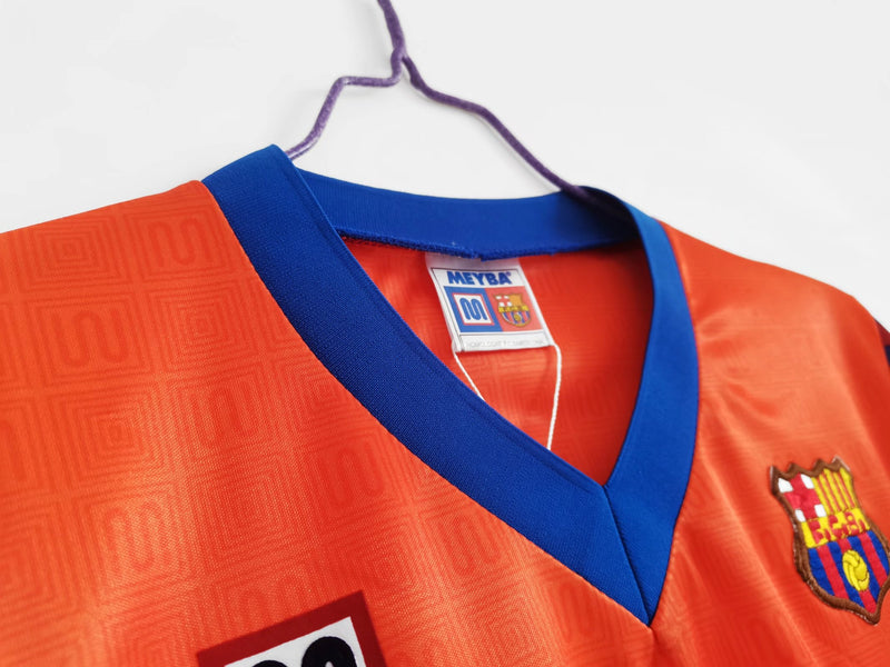 Camisa Barcelona Third Retro 89/92 - Laranja