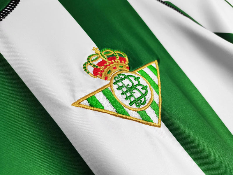 Camisa Betis Home Retro 03/04 - Branca e Verde
