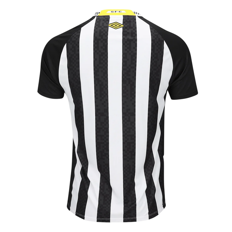 Camisa Santos Away 24/25 - Preta e Branca
