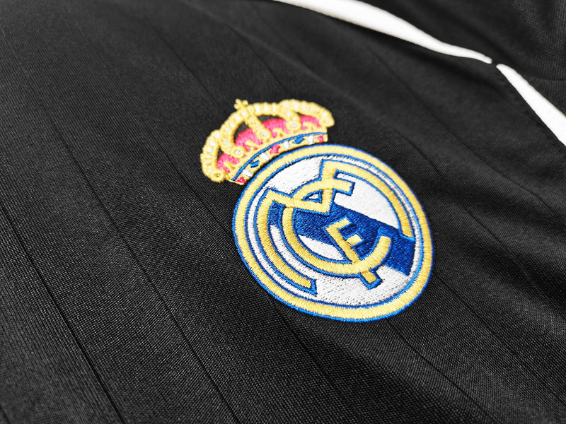 Camisa Real Madrid Away Retro 06/07 Manga Longa - Preta