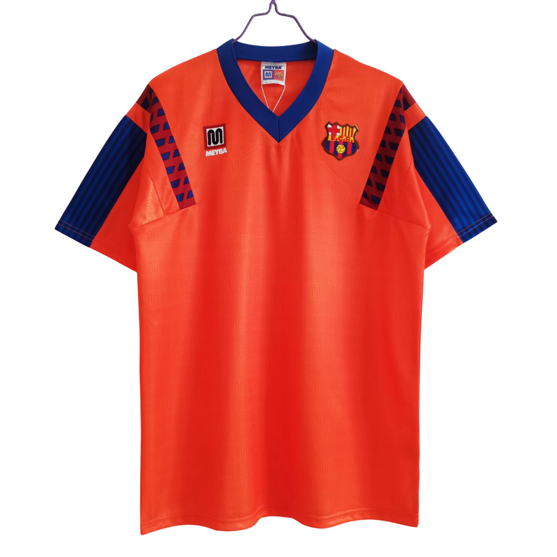 Camisa Barcelona Third Retro 89/92 - Laranja