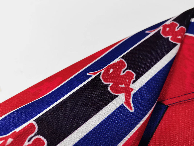 Camisa Barcelona Home Retro 95/97 - Vermelha e Azul