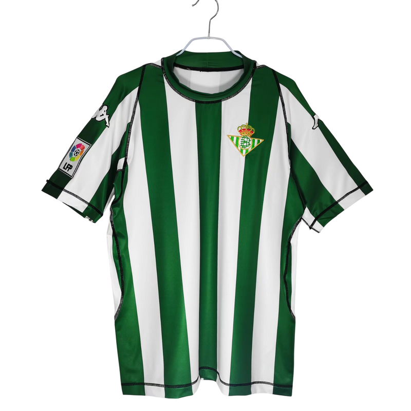 Camisa Betis Home Retro 03/04 - Branca e Verde