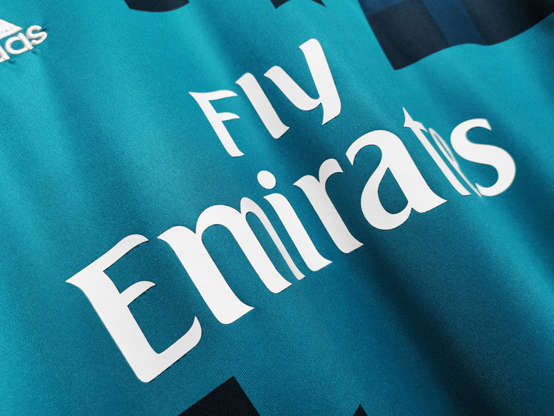 Camisa Real Madrid Third Retro 17/18 - Azul