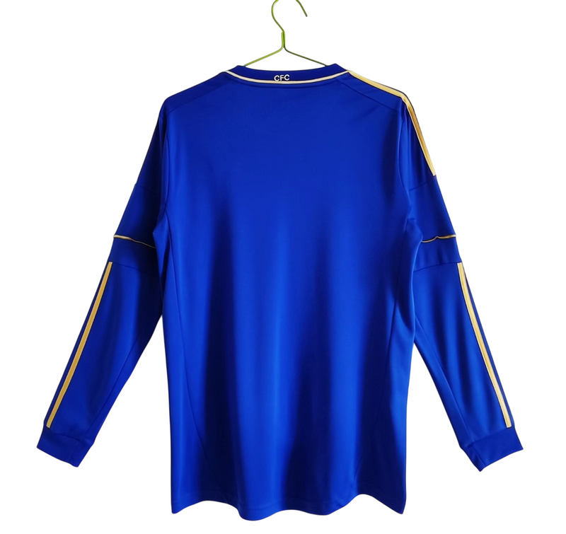 Camisa Chelsea Home Retro 12/13 Manga Longa - Azul