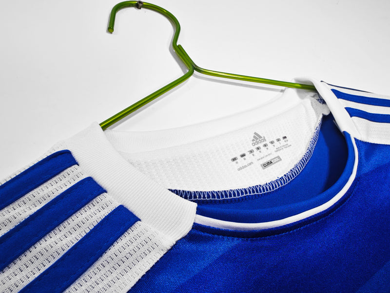 Camisa Chelsea Home Retro 11/12 Manga Longa - Azul