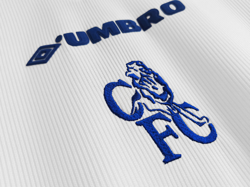 Camisa Chelsea Away Retro 1999 - Branca