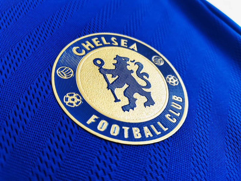 Camisa Chelsea Home Retro 12/13 Manga Longa - Azul