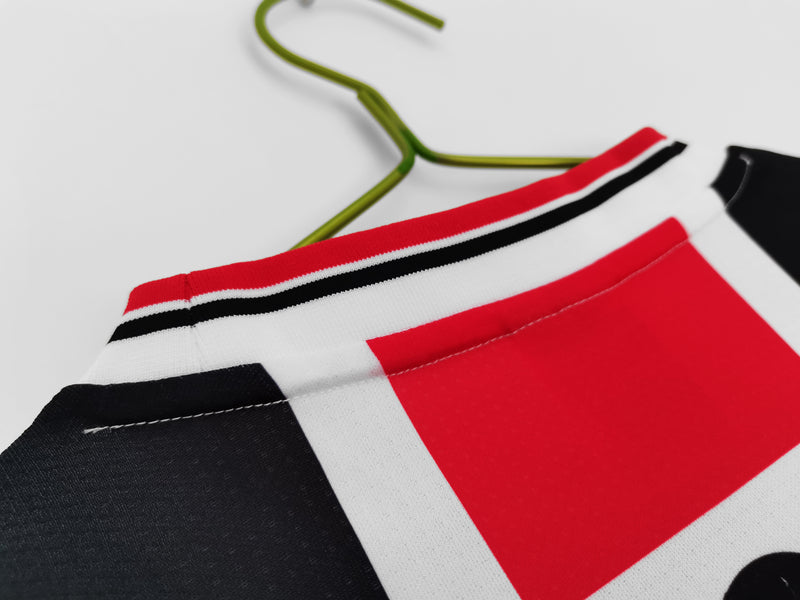 Camisa São Paulo Away Retro 2000 - Vermelha e Preta