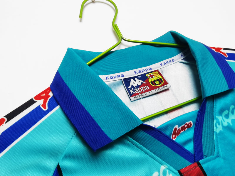 Camisa Barcelona Third Retro 95/97 - Azul