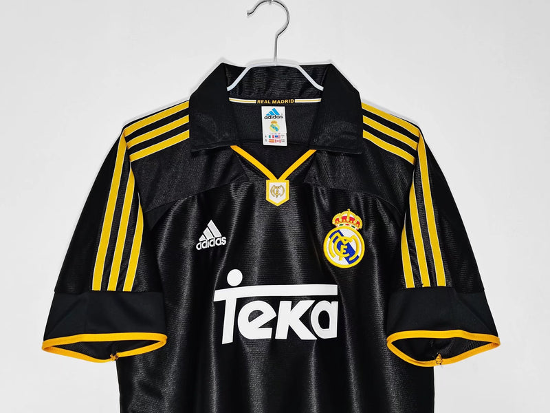 Camisa Real Madrid Away Retro 98/99 - Preta