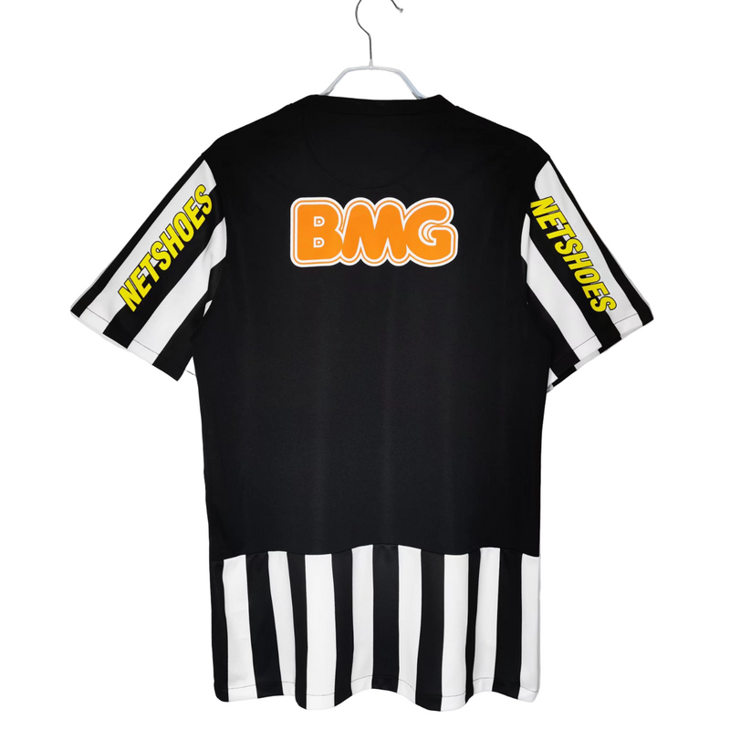 Camisa Santos Away Retro 2012 - Branca e Preta